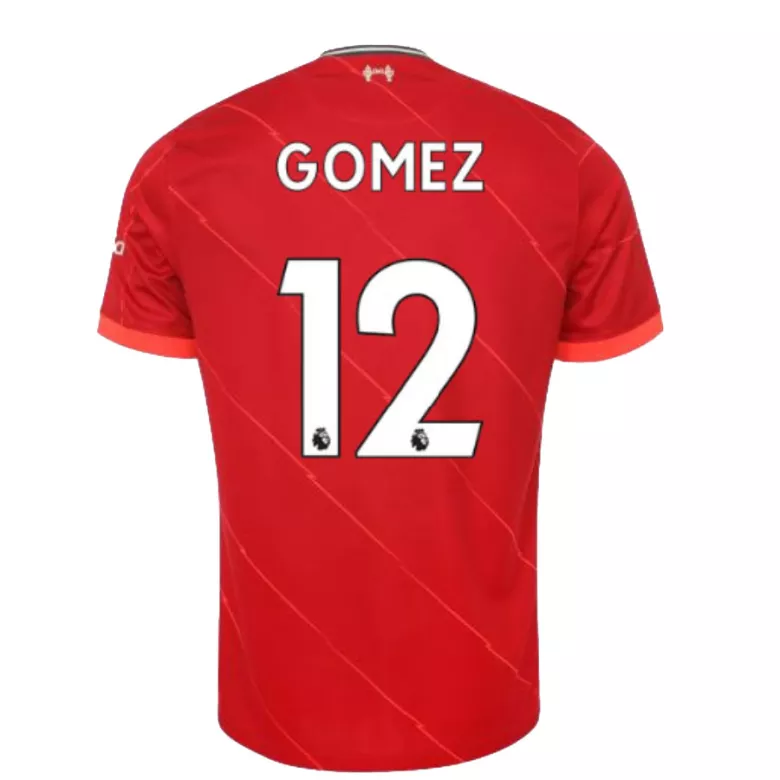 GOMEZ #12 Liverpool Home Soccer Jersey 2021/22 - gogoalshop