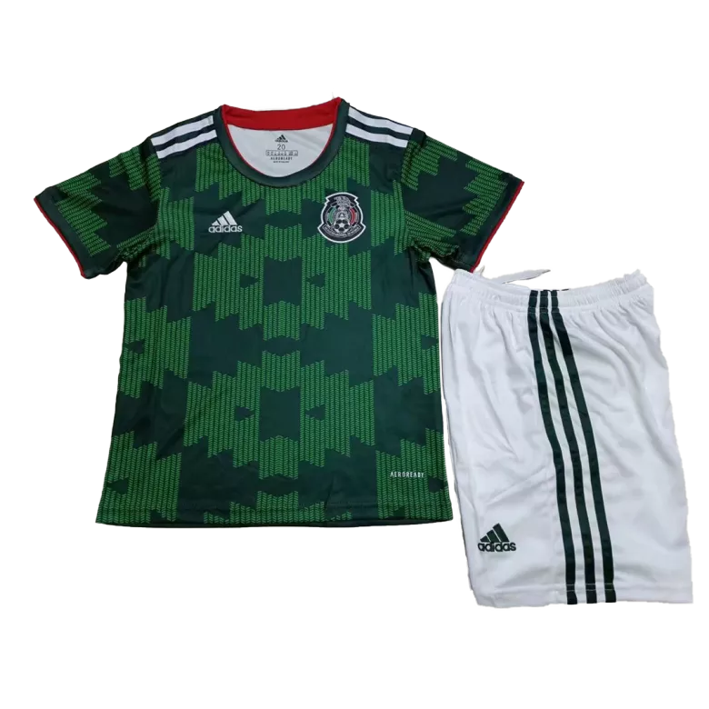 Mexico Home Kids Soccer Jerseys Kit 2021 - gogoalshop