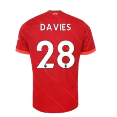 Replica DAVIES #28 Liverpool Home Jersey 2021/22 By Nike - gogoalshop