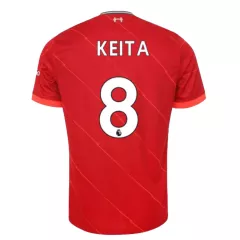 Replica KEITA #8 Liverpool Home Jersey 2021/22 By Nike - gogoalshop