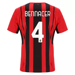 Replica BENNACER #4 AC Milan Home Jersey 2021/22 By Puma - gogoalshop