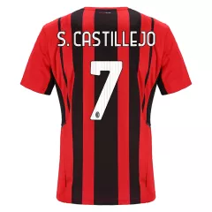 Replica S. CASTILLEJO #7 AC Milan Home Jersey 2021/22 By Puma - gogoalshop