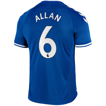 Replica ALLAN #6 Everton Home Jersey 2020/21 By Hummel