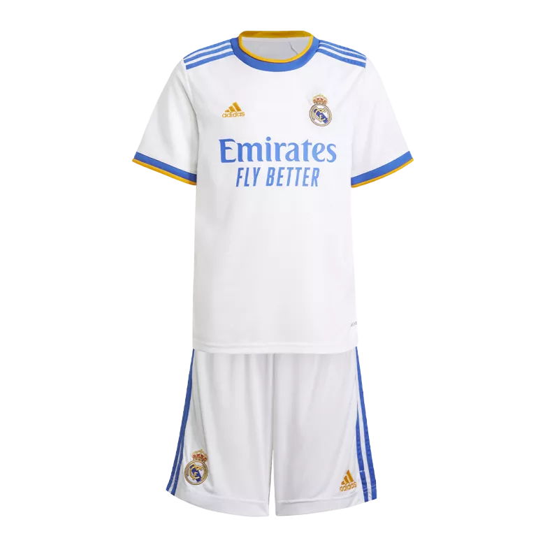 Real Madrid Home Kids Soccer Jerseys Kit 2021/22 - gogoalshop
