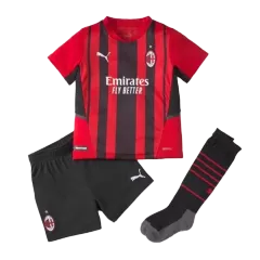 AC Milan Home Full Kit 2021/22 By Puma Kids - gogoalshop