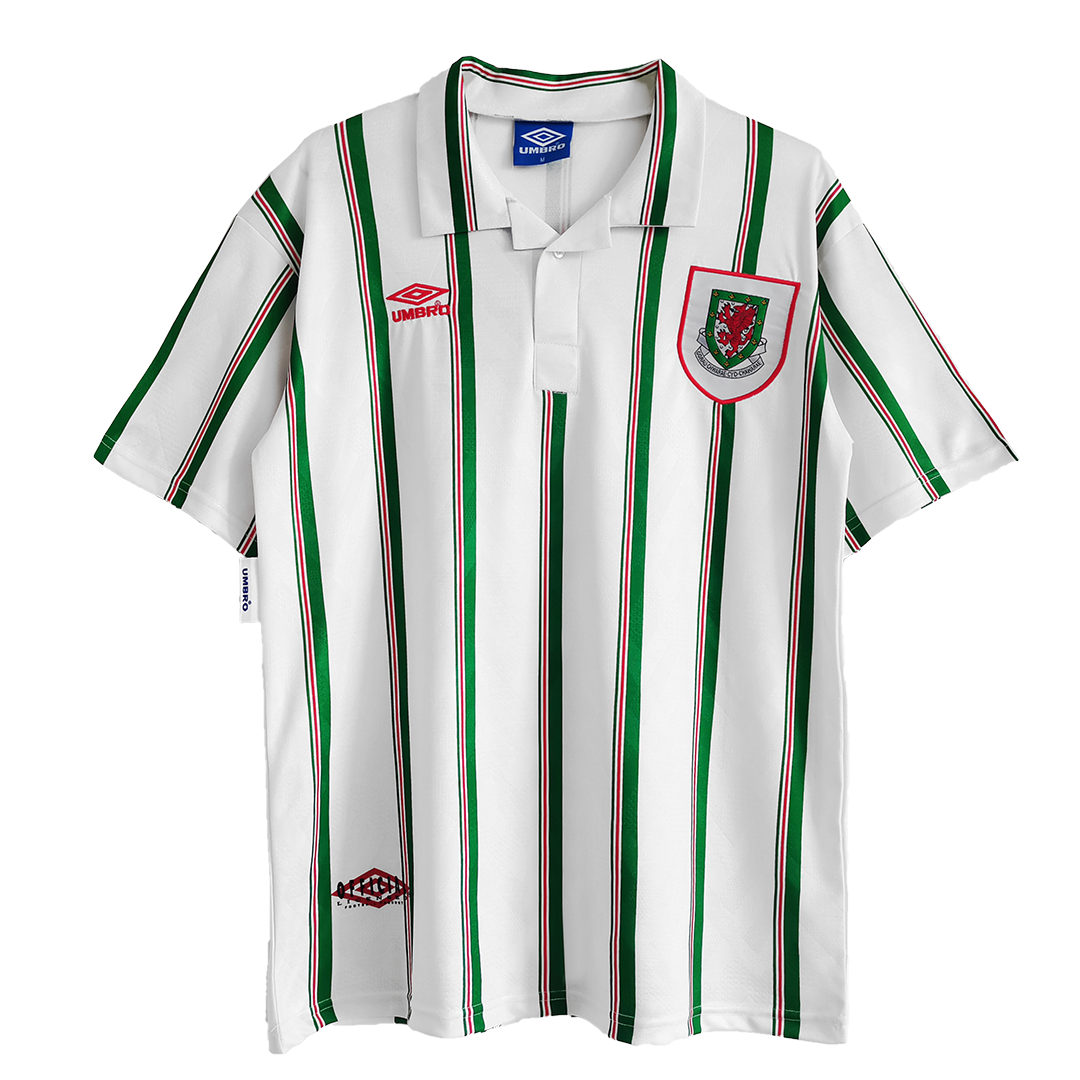 Vintage Soccer Jersey Wales Away 1993/95 | Gogoalshop