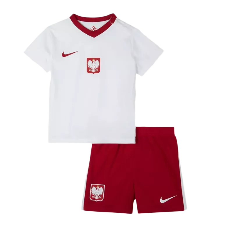 Poland Home Kids Soccer Jerseys Kit 2020 - gogoalshop