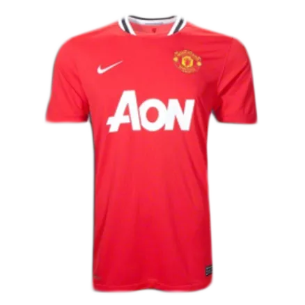 Retro Manchester United Home Jersey 2011/12 By Umbro - gogoalshop