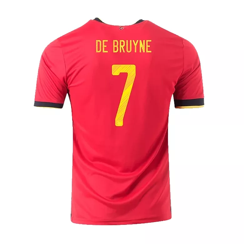 DE BRUYNE #7 Belgium Home Soccer Jersey 2020 - gogoalshop