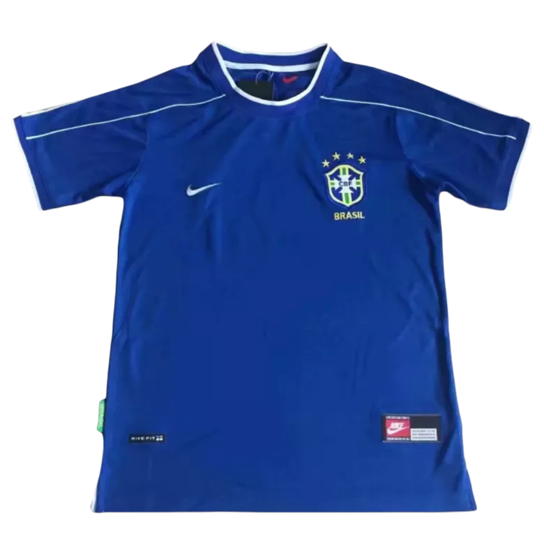 Vintage Soccer Jersey Brazil Away 1998 - gogoalshop