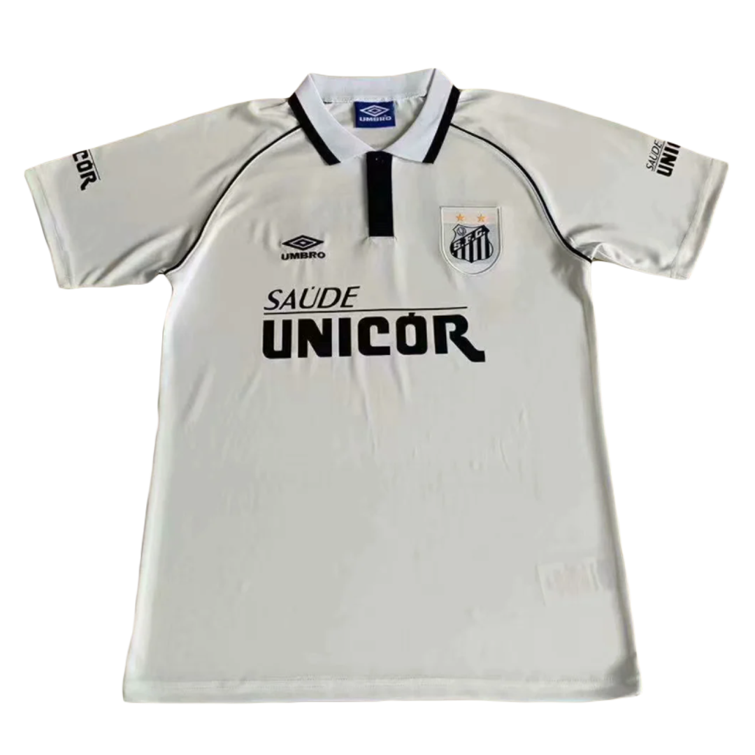 retro santos football shirt