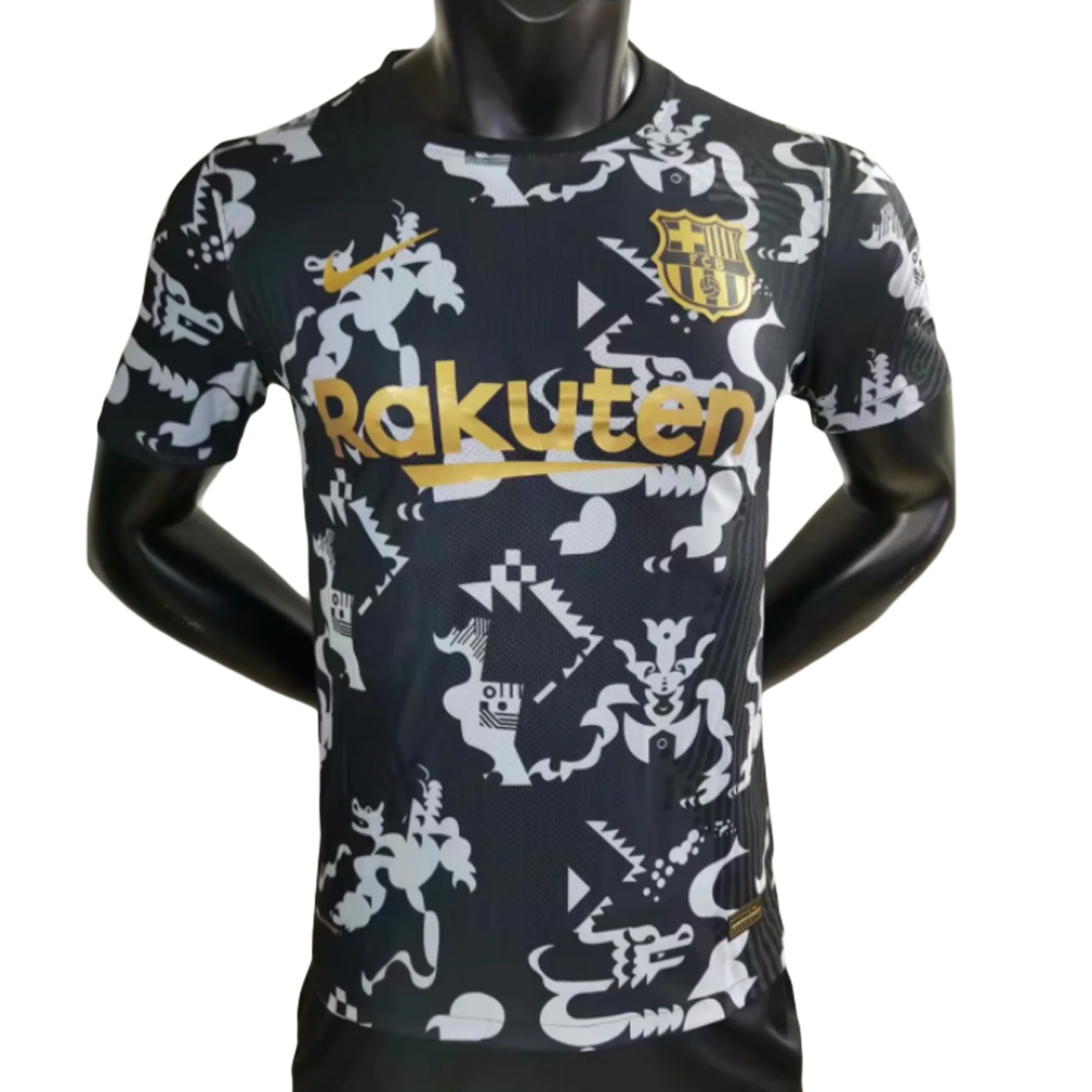 barcelona pre match shirt 2021