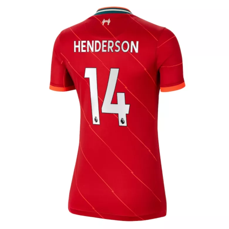 HENDERSON #14 Liverpool Home Soccer Jersey 2021/22 Women - gogoalshop