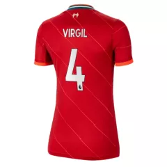 Replica VIRGIL #4 Liverpool Home Jersey 2021/22 By Nike Women - gogoalshop
