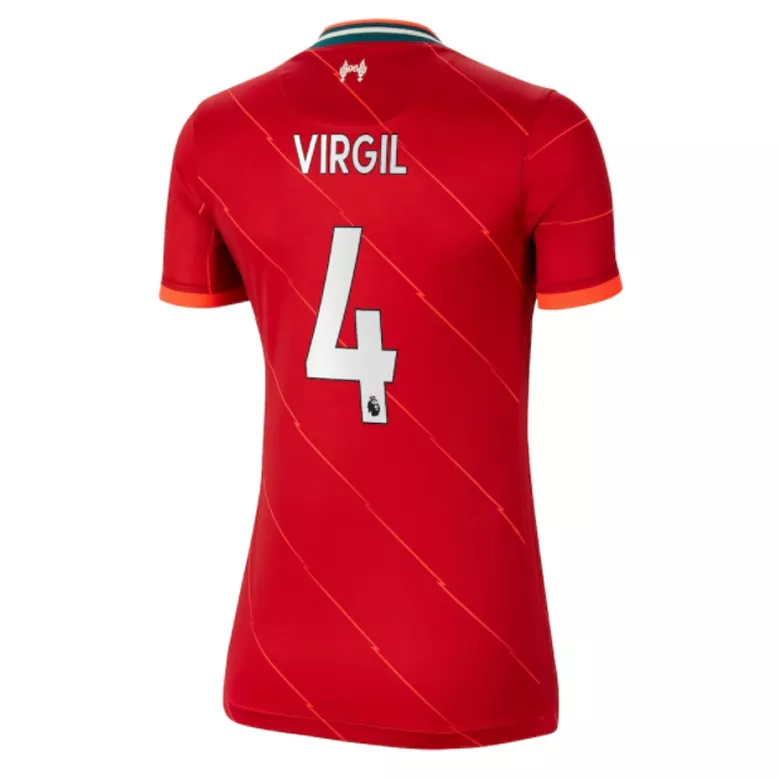 VIRGIL #4 Liverpool Home Soccer Jersey 2021/22 Women - gogoalshop