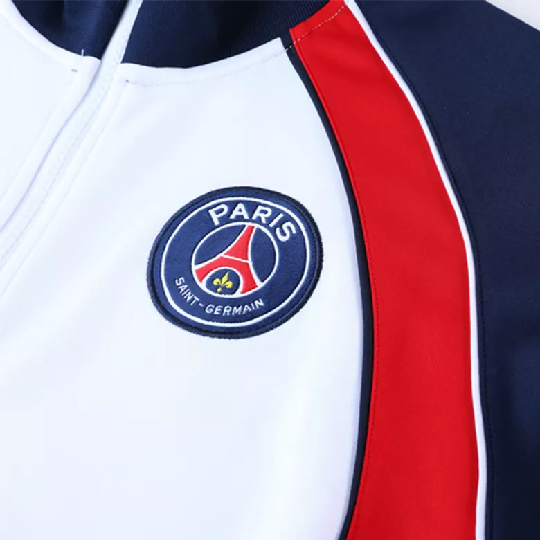 PSG Pre-Match Track Jacket 2021/22 - White&Dark blue - gogoalshop