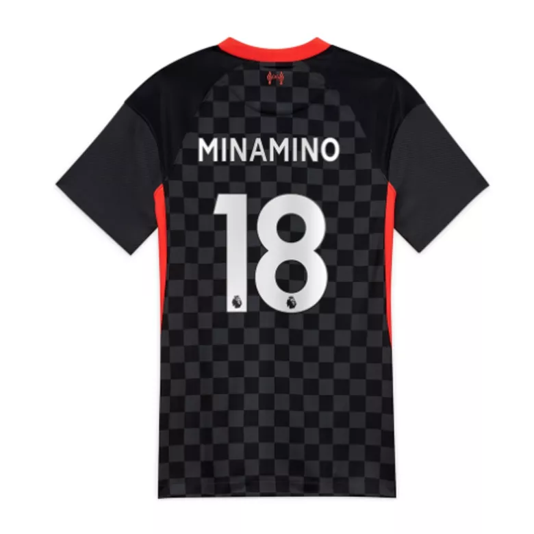 MINAMINO #18 Liverpool Third Away Soccer Jersey 2020/21 - gogoalshop