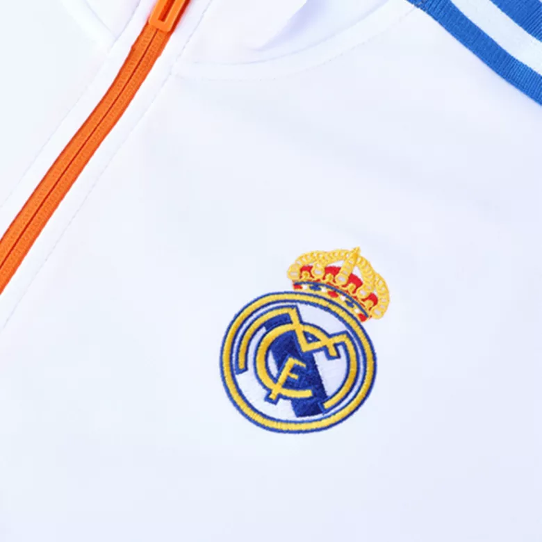 Real Madrid Jacket Tracksuit 2021/22 White - gogoalshop