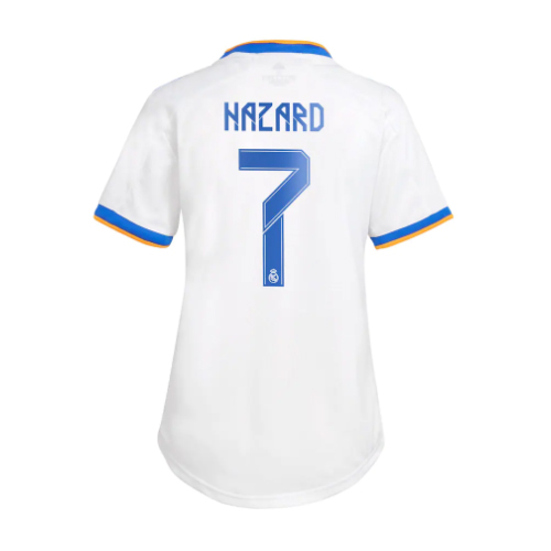 Maillot Extérieur Real Madrid 2021/22 – Hazard #7 – Adidas, Taille XL – Bleu, Excellent état