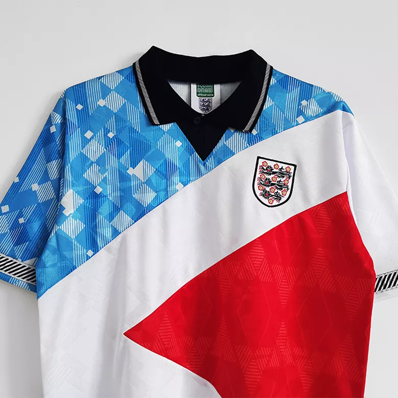 Retro England Tricolor Jersey 1990 - gogoalshop