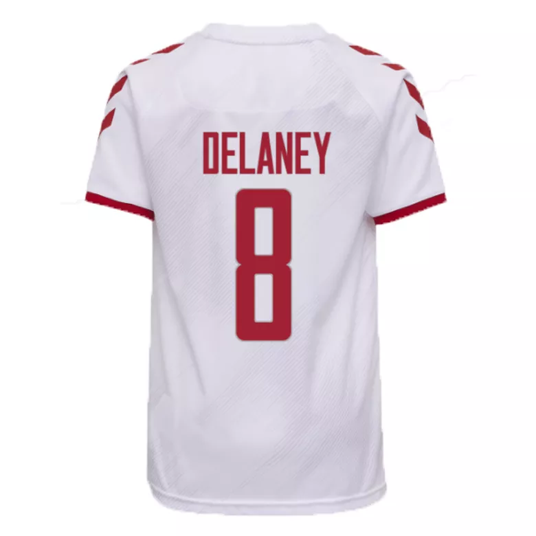 DELANEY #8 Denmark Away Soccer Jersey 2021 - gogoalshop