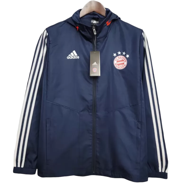 Bayern Munich Hoodie Windbreaker Jacket 2021/22 - Navy - gogoalshop