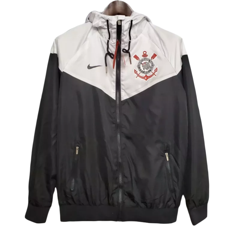 Corinthians Hoodie Windbreaker Jacket 2021/22 - Black - gogoalshop