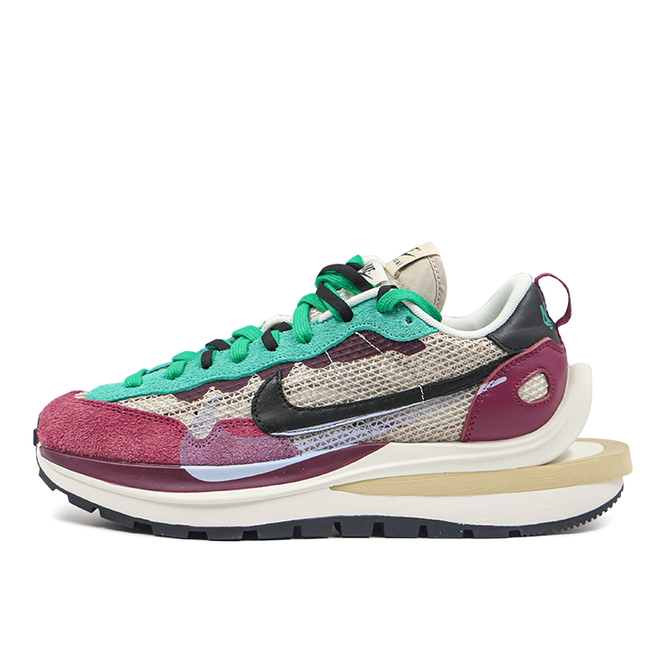 sacai vaporwaffle burgundy