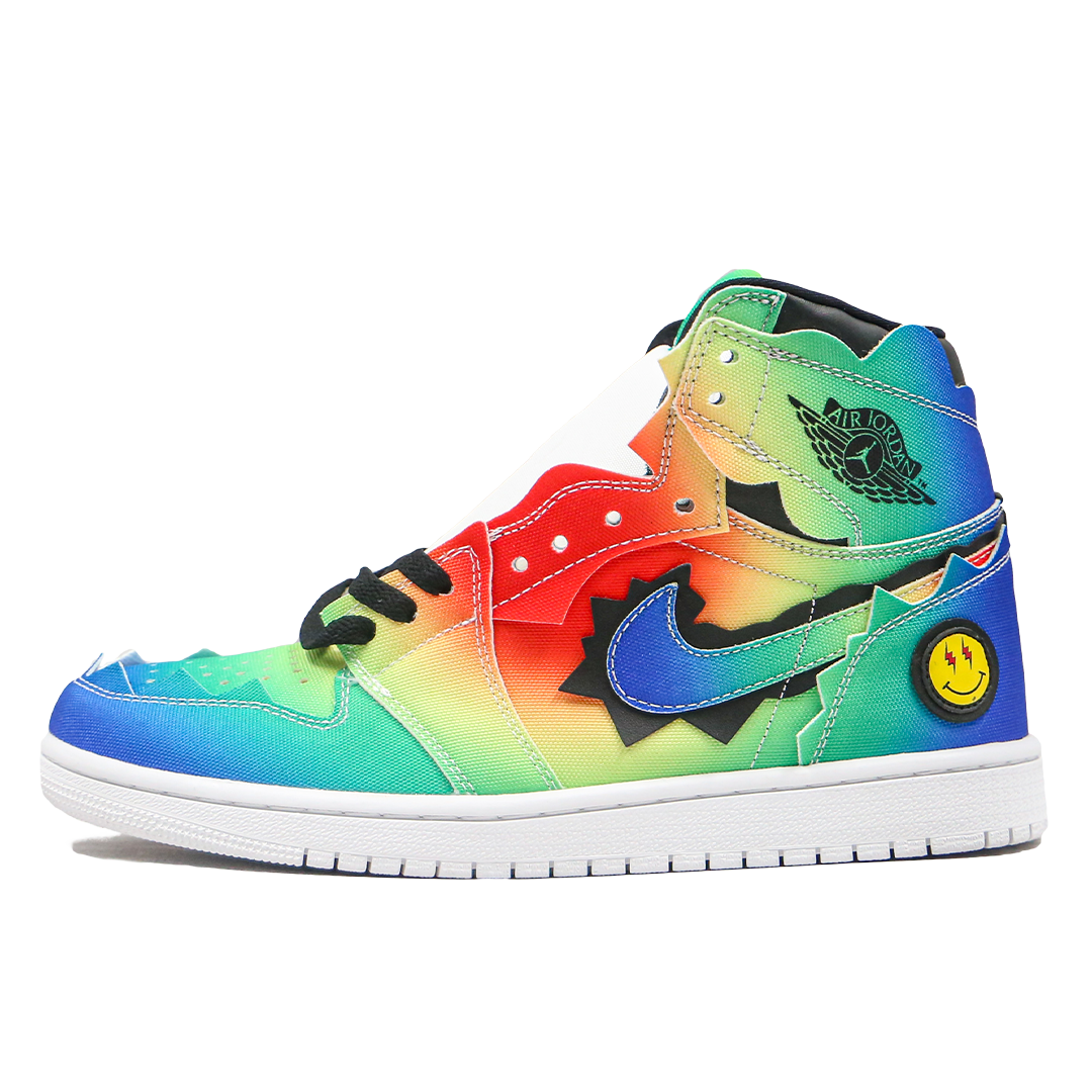 Sneakers By J. Balvin x Air Jordan 1 Retro OG High Colores Y Vibras |  Gogoalshop