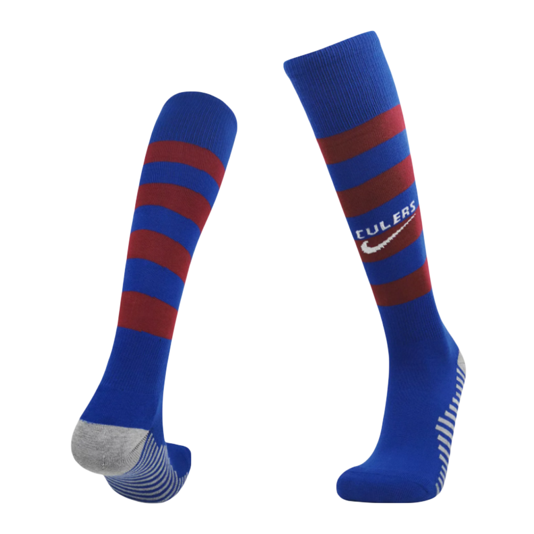Barcelona Home Soccer Socks 2021 22 Kids Gogoalshop