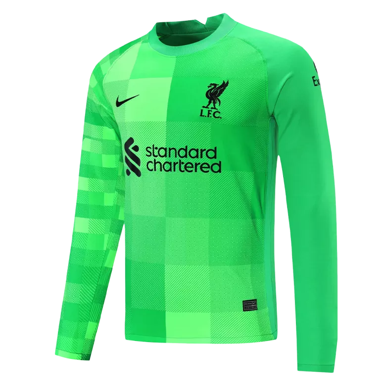 Liverpool Goalkeeper Long Sleeve Soccer Jersey 2021/22 - gogoalshop