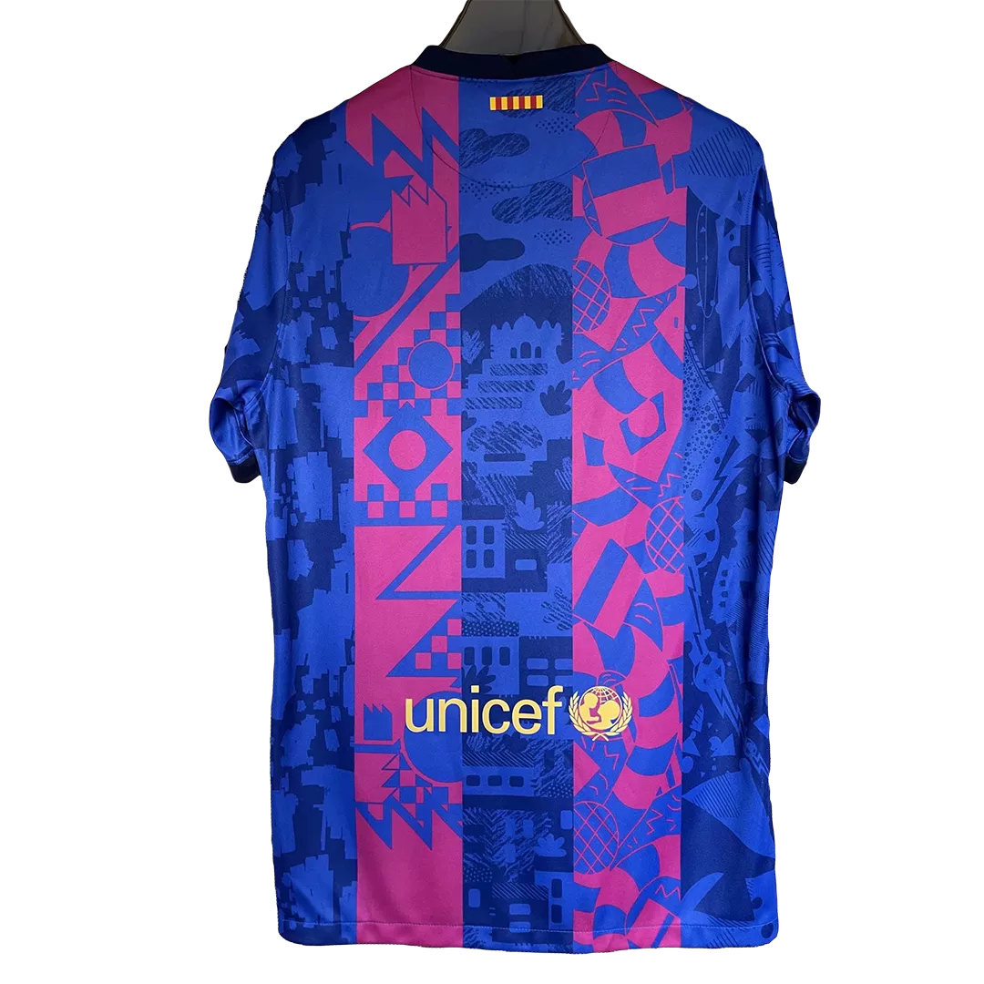 Replica Barcelona UCL Third Away Jersey 2021/22 By Nike - gogoalshop