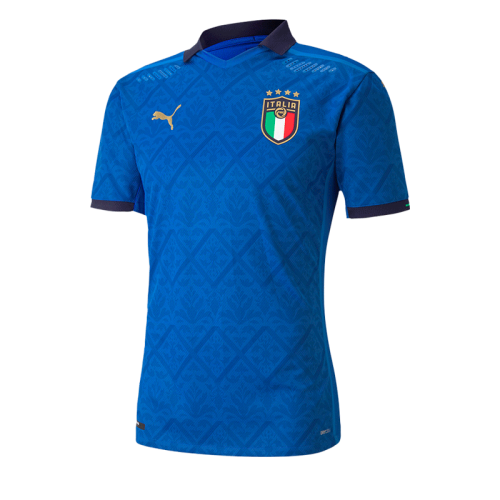 Authentic Italy Home Jersey Euro 2020 Final Version By Puma