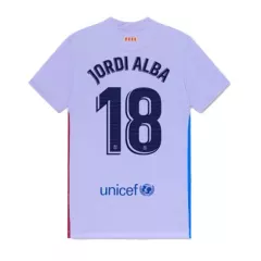 Replica JORDI ALBA #18 Barcelona Away Jersey 2021/22 By Nike - gogoalshop