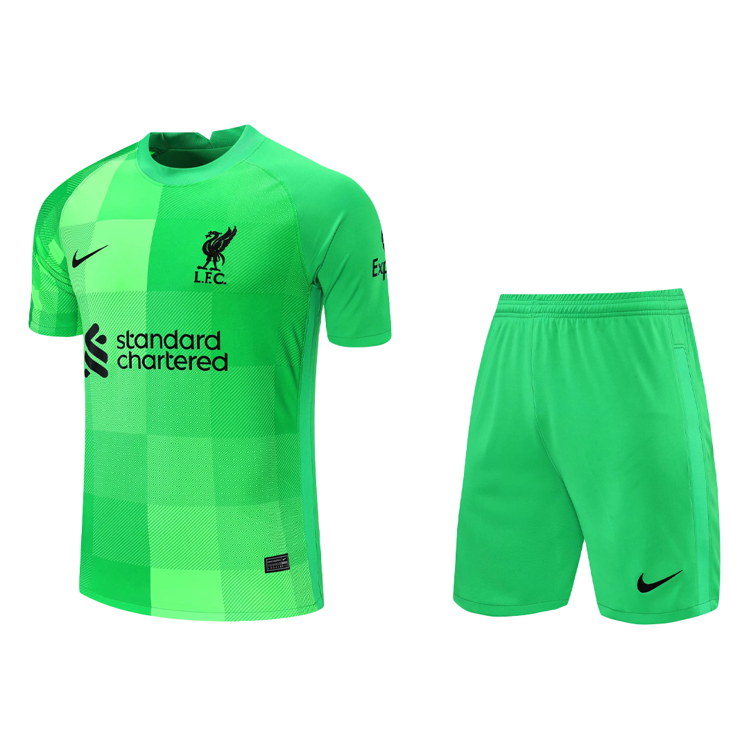 Liverpool Goalkeeper Kit 2021/22 By Nike Kids | Gogoalshop