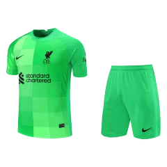 Liverpool Goalkeeper Kit 2021/22 By Nike Kids - gogoalshop