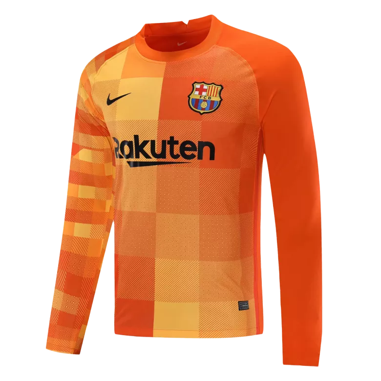 Barcelona Goalkeeper Long Sleeve Jerseys Kit 2021/22 - gogoalshop