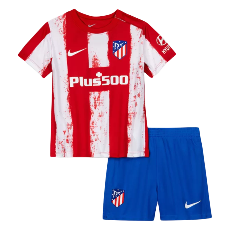 Atletico Madrid Home Kids Soccer Jerseys Kit 2021/22 - gogoalshop