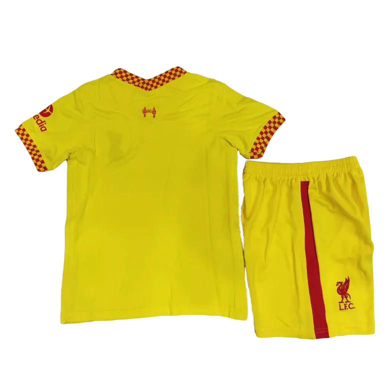 Liverpool Third Away Kids Soccer Jerseys Kit 2021/22 - gogoalshop