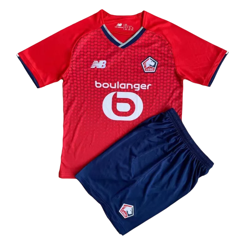 Lille OSC Home Kids Soccer Jerseys Kit 2021/22 - gogoalshop