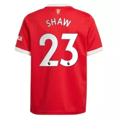Replica SHAW #23 Manchester United Home Jersey 2021/22 By Adidas - gogoalshop