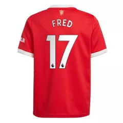 Replica FRED #17 Manchester United Home Jersey 2021/22 By Adidas - gogoalshop