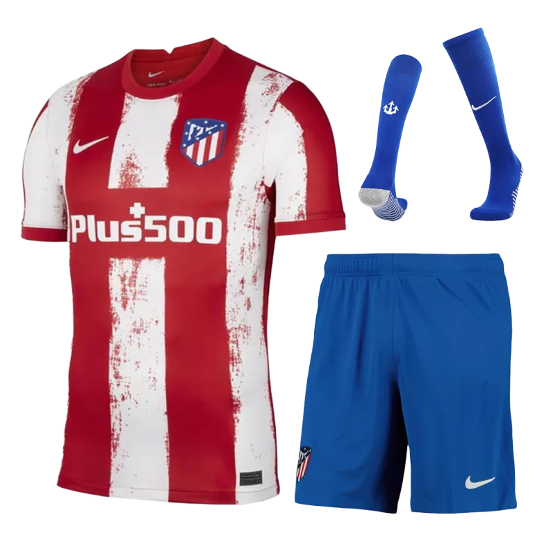 Atletico Madrid Home Jerseys Kit 2021/22 - gogoalshop