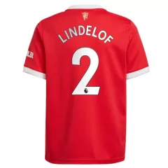 Replica LINDELOF #2 Manchester United Home Jersey 2021/22 By Adidas - gogoalshop