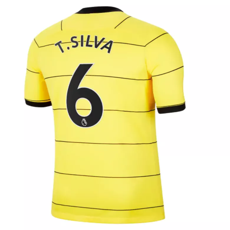 T.SILVA #6 Chelsea Away Soccer Jersey 2021/22 - gogoalshop