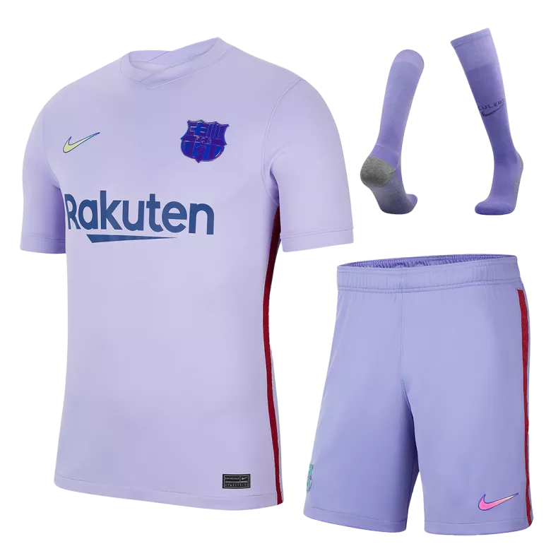 Barcelona Away Jerseys Kit 2021/22 - gogoalshop