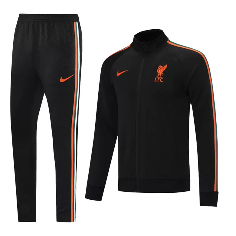 Liverpool Jacket Tracksuit 2021/22 Black - gogoalshop