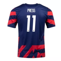 Replica PRESS #11 USA Away Jersey 2021/22 By Nike - gogoalshop