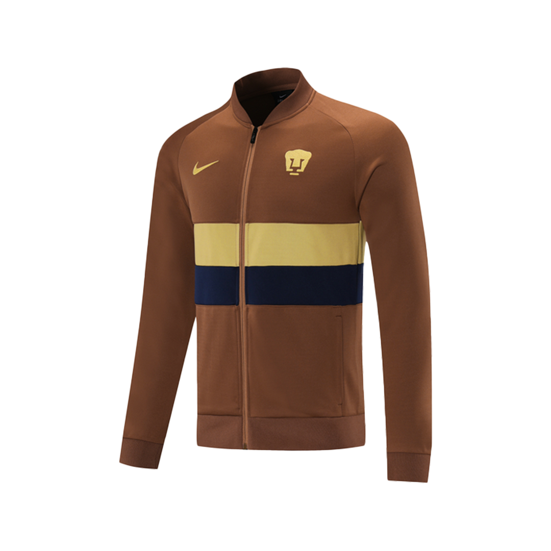Pumas UNAM Track Jacket 2021 22 Brown Gogoalshop