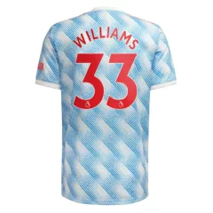 Replica WILLIAMS #33 Manchester United Away Jersey 2021/22 By Adidas - gogoalshop